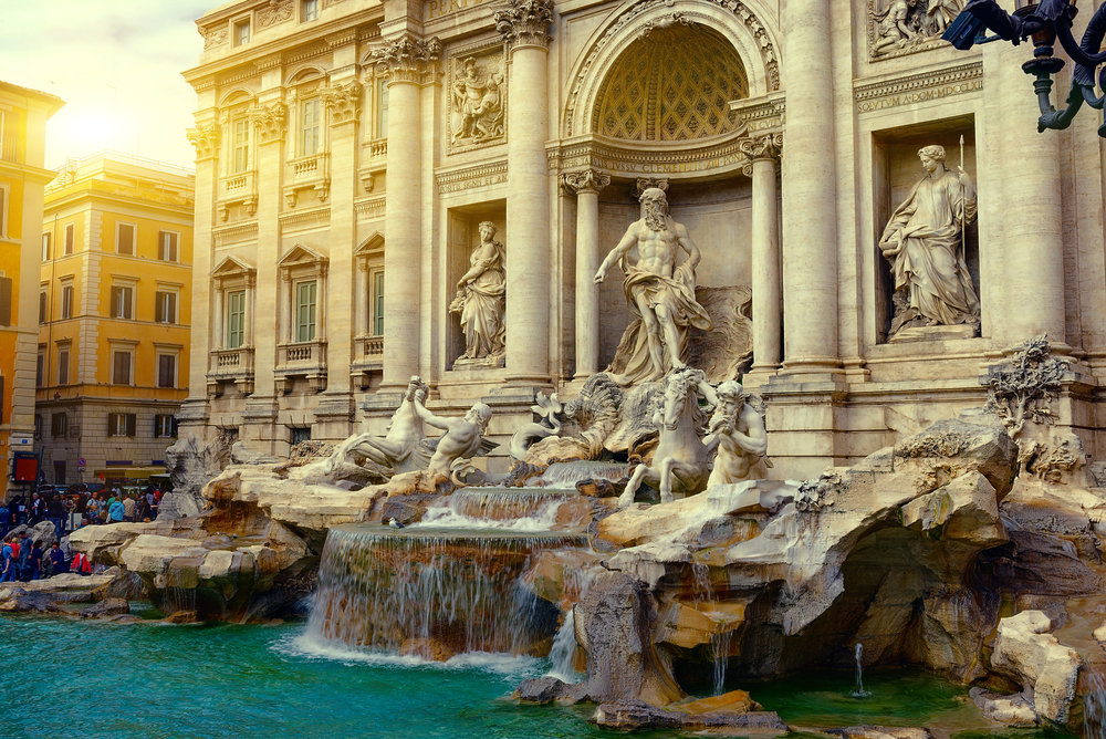 Trevi,Fountain,(fontana,Di,Trevi),In,Rome.,Italy