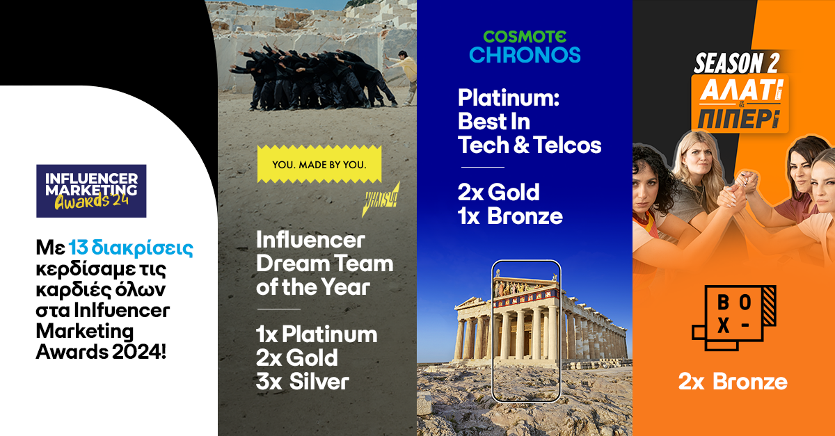 COSMOTE Influencer Marketing Awards 2024