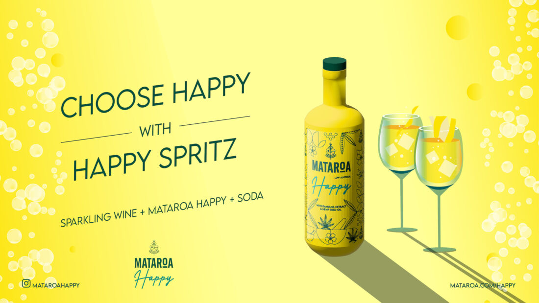 Mataora Happy: Το νέο χαμηλόβαθμο αλκοολούχο ποτό