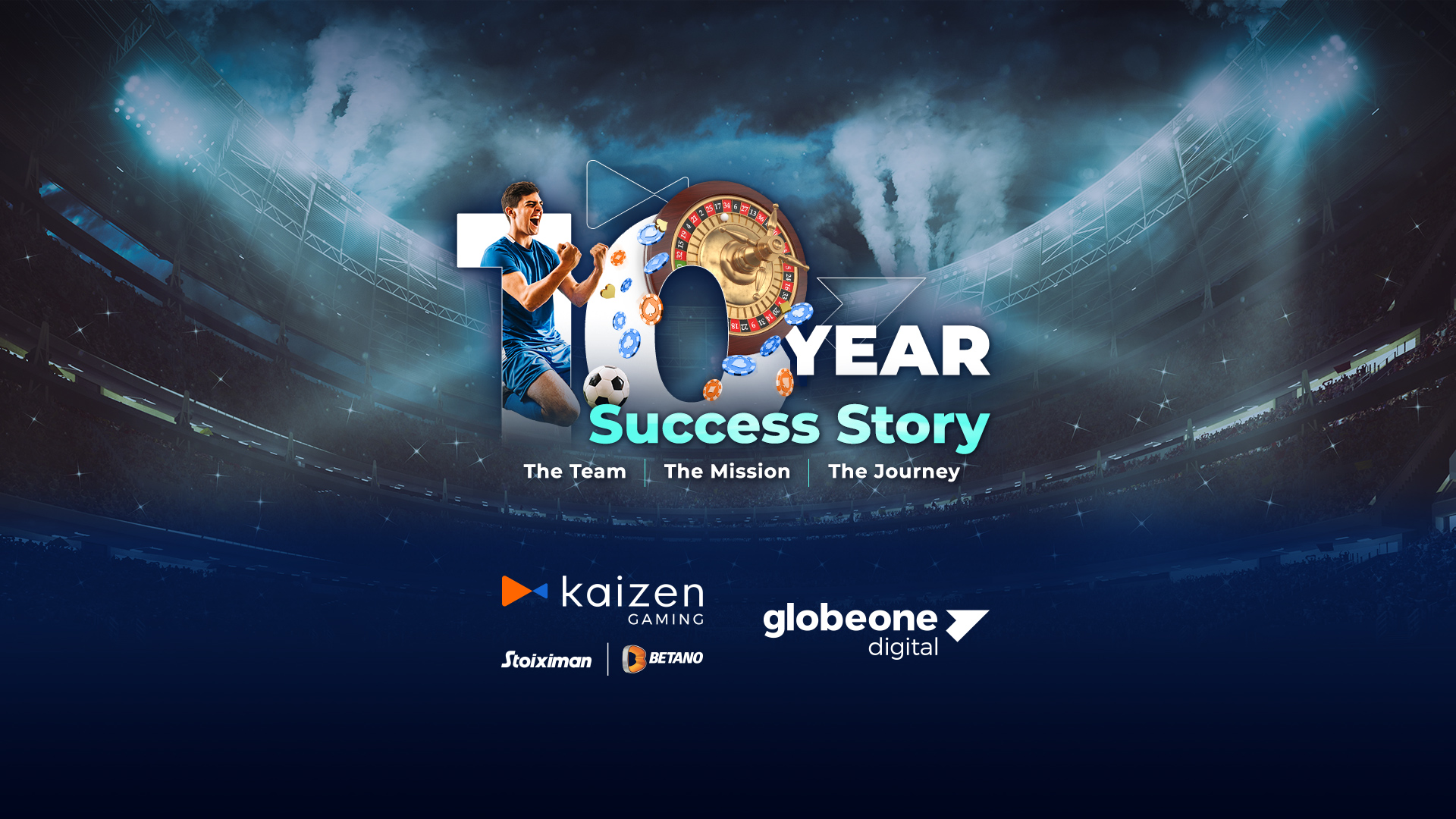 Globe One Digital και Kaizen Gaming κλείνουν 10 χρόνια συνεργασίας